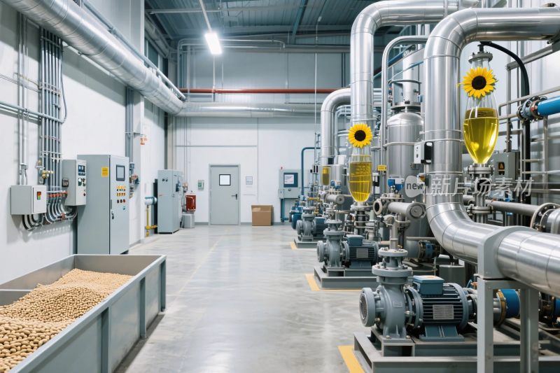 工业厂房管道场景