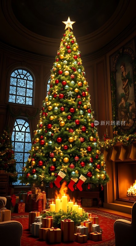 圣诞树下的温馨礼物