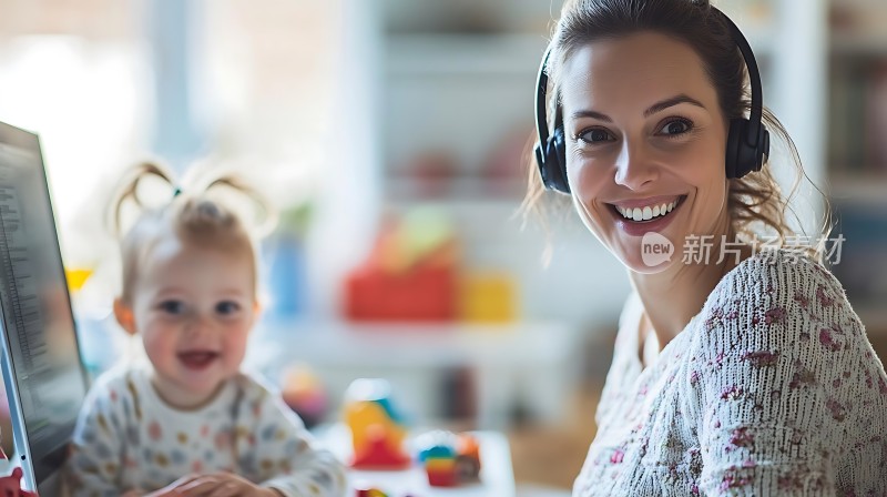 母女共度美好时光温馨画面令人动容