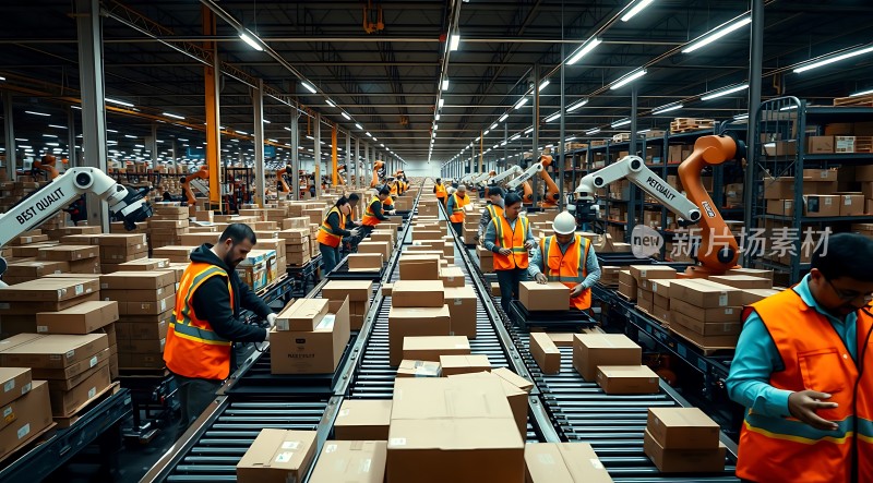 智能物流中心高效运作
