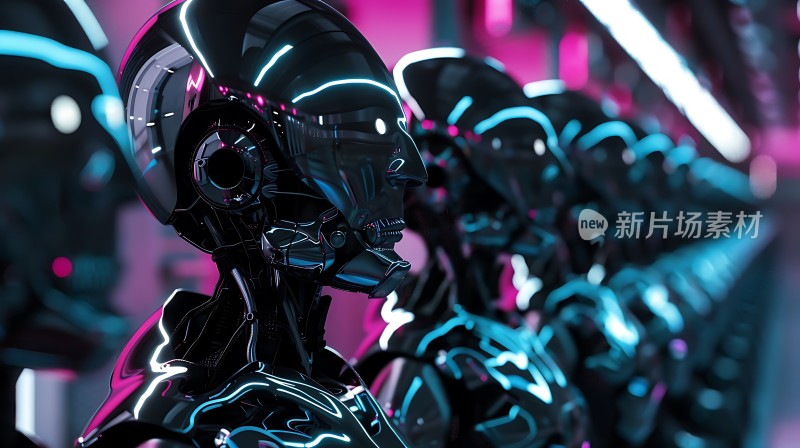 未来战士机器人军团集结