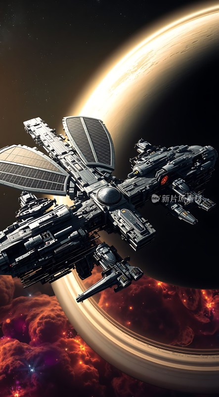 星际飞船探索未知宇宙