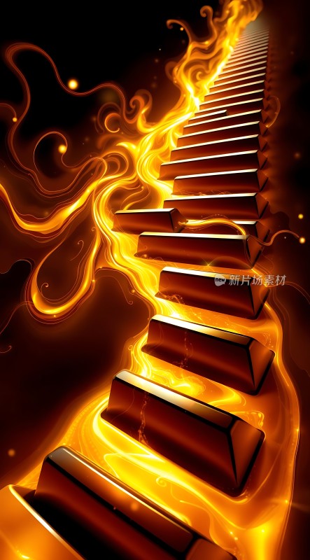 火焰钢琴键
