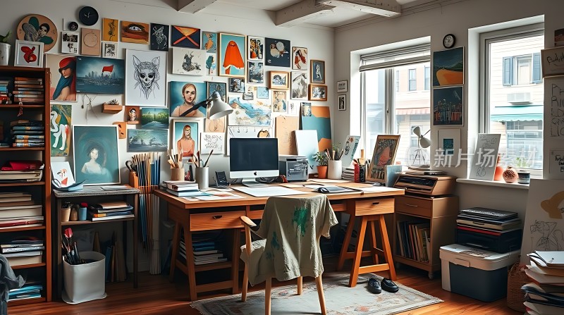 艺术工作室创意与灵感交织的空间