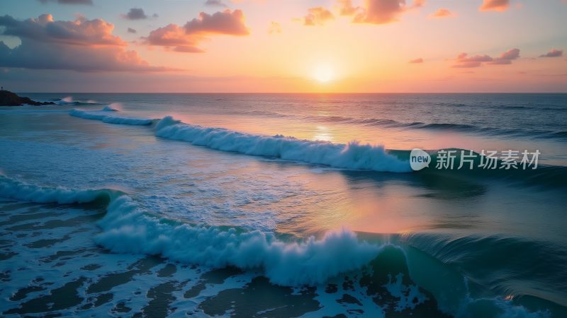 海上日出日落