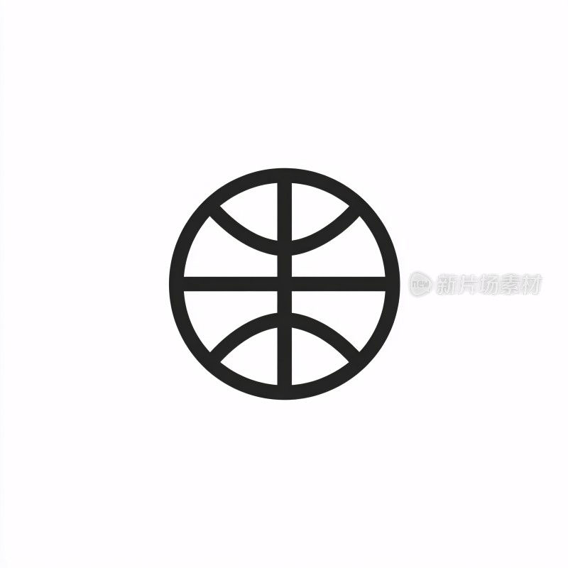 简约篮球图标