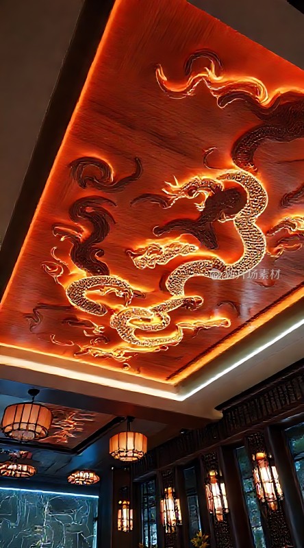 龙腾云海华彩夺目