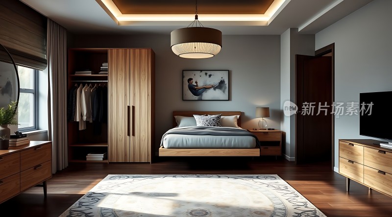 现代卧室设计简约风格温馨舒适