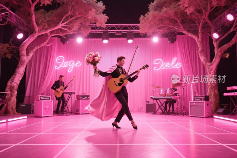 舞台歌舞演出场景