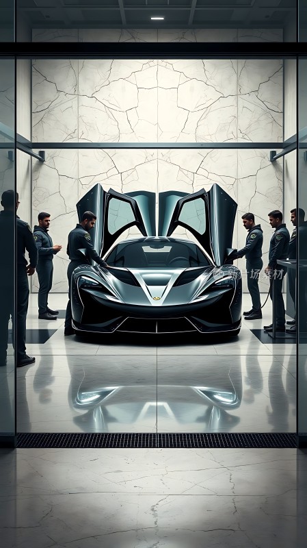 未来座驾科技感十足的超级跑车