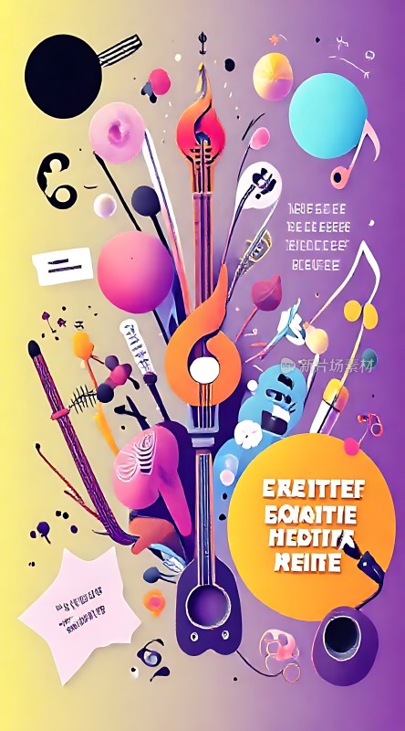 音乐幻想曲色彩与旋律的交响