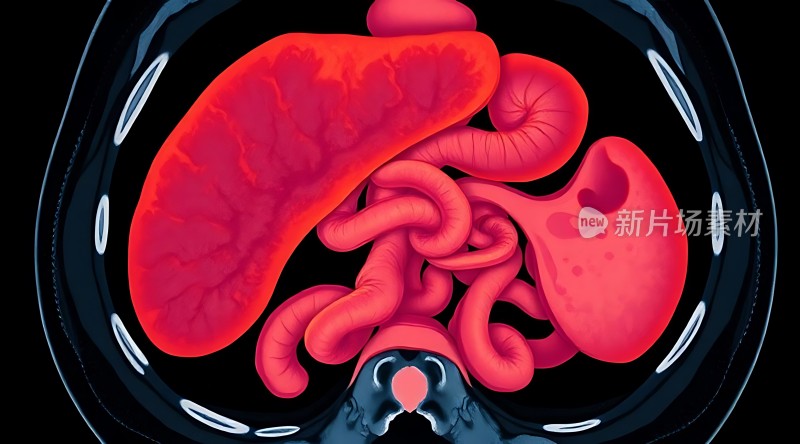 人体内部器官解剖图