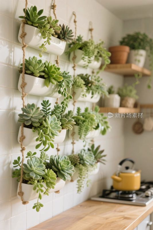 室内绿植装饰墙