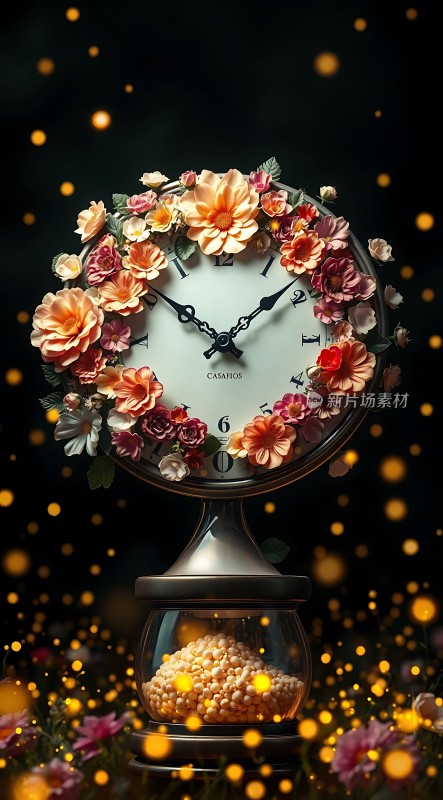 花钟下的金色梦境