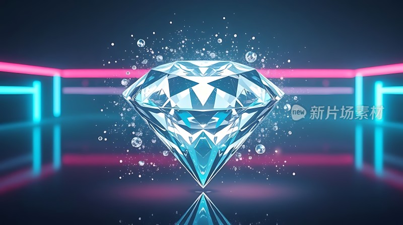 璀璨钻石闪耀光芒