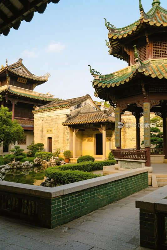 中式古典园林建筑景观