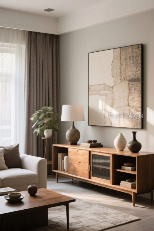 现代客厅室内场景