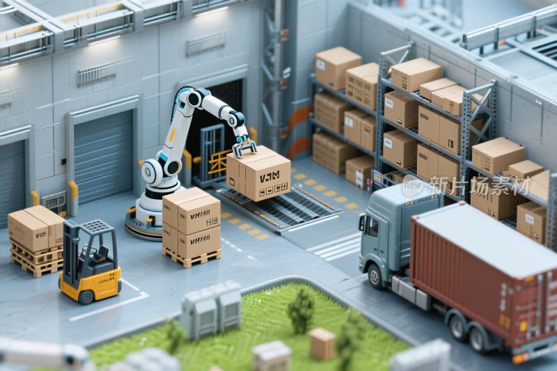 工业自动化仓库场景