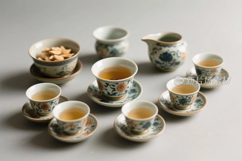 传统茶具茶艺摆设