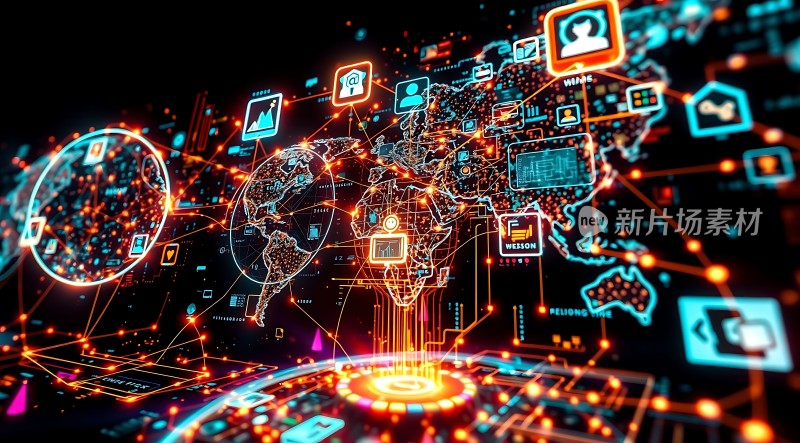 数字世界互联未来科技网络