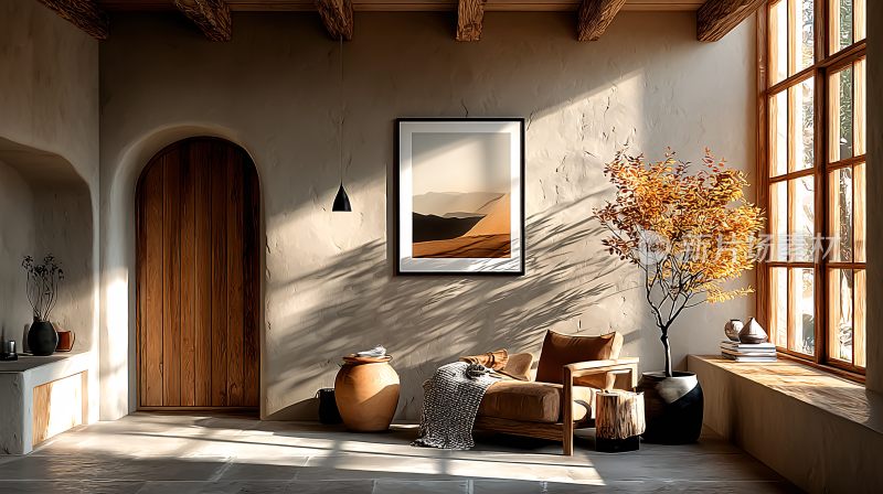 温馨简约风格室内家居场景