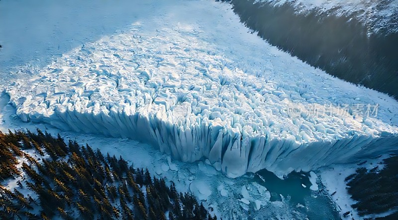 冰封峡谷雪原林立自然奇观震撼人心！