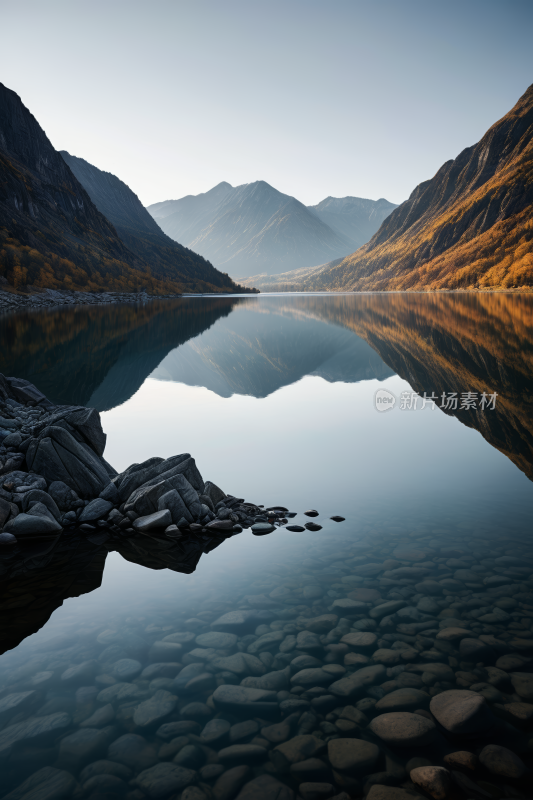 湖泊自然风景风光高清图片