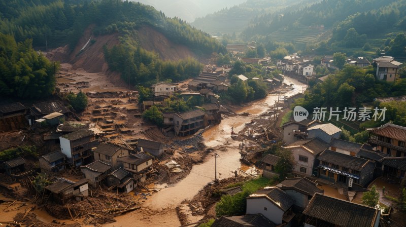 地震洪水山体滑坡