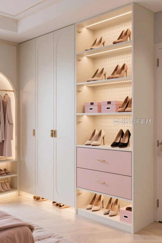 卧室鞋柜收纳效果图