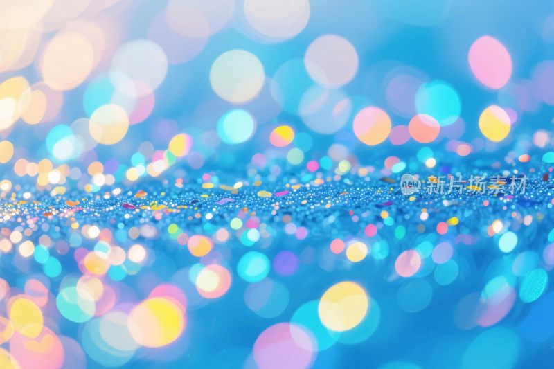 梦幻彩色光斑背景