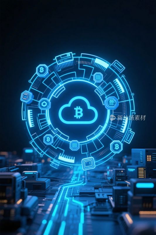 数字科技概念插画