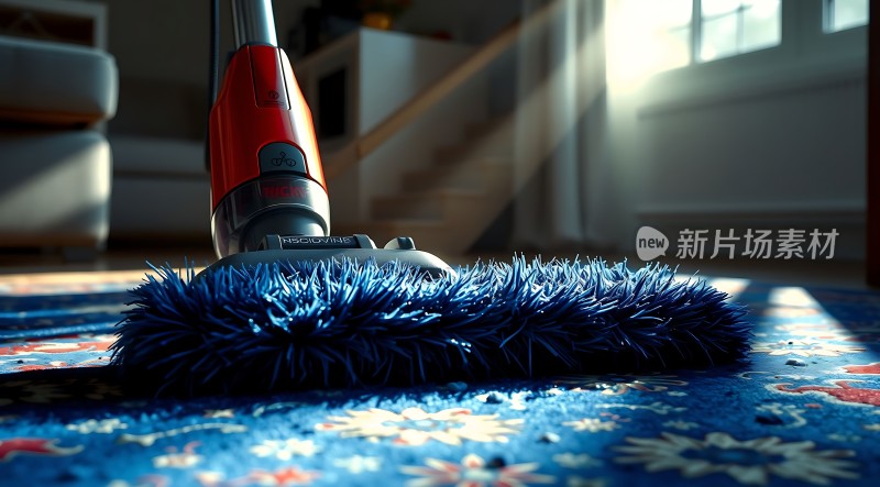 新片场素材 吸尘器清洁地毯