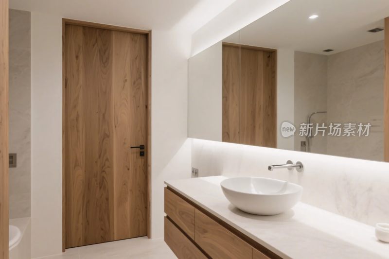 现代简约浴室场景