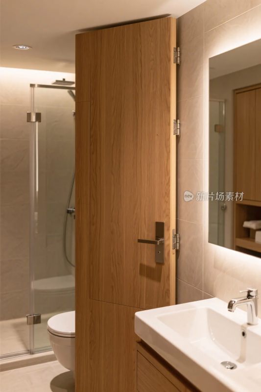 现代卫生间场景