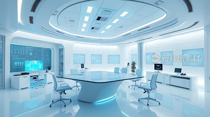 未来科技会议室智能办公空间