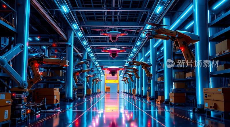 智能物流中心未来仓储新篇章