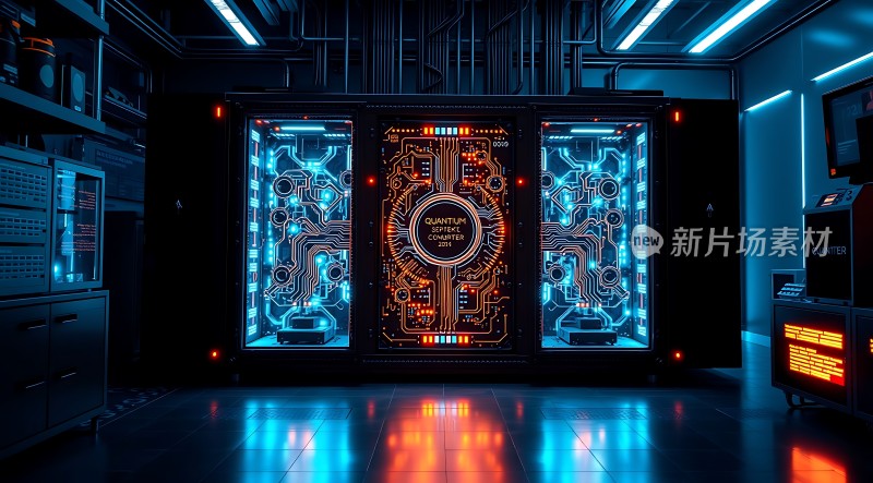 量子计算中心科技感十足