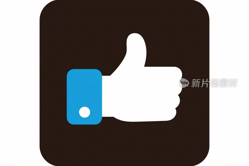 点赞图标简约插画