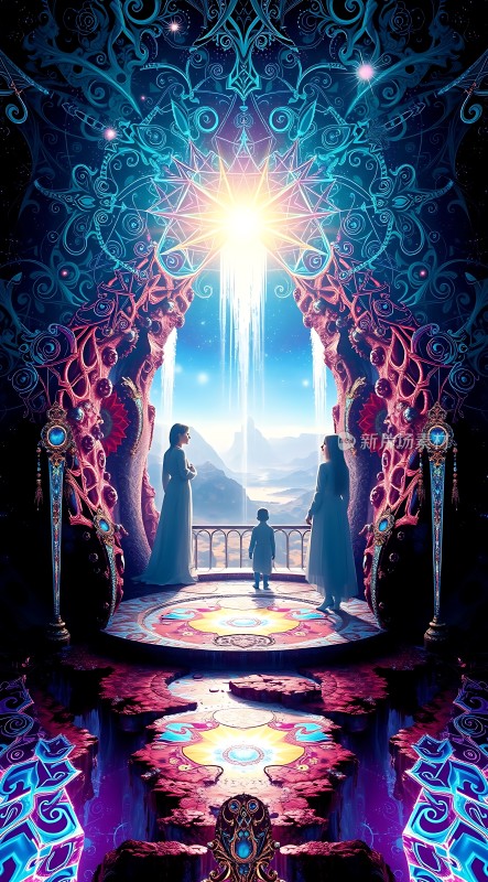 神秘宫殿中的奇幻之旅