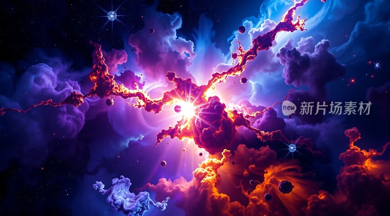 宇宙奇观星云与恒星