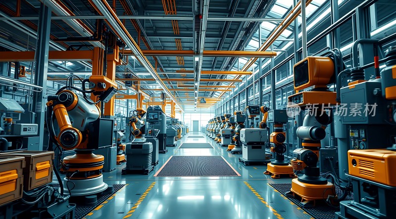 智能工厂机器人生产线