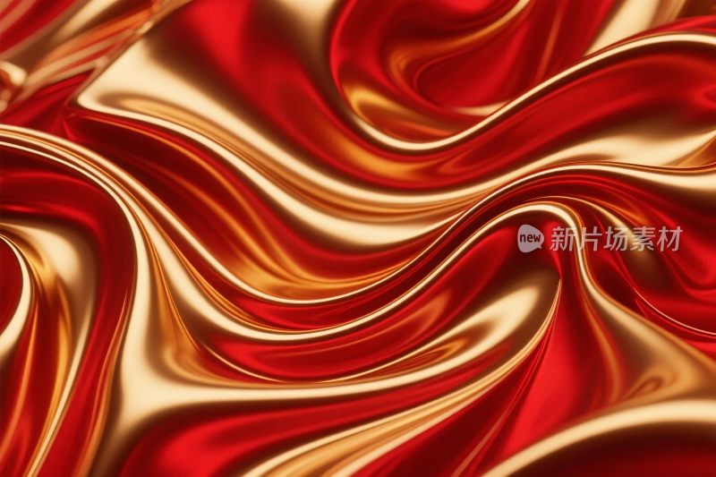 红金绸缎纹理