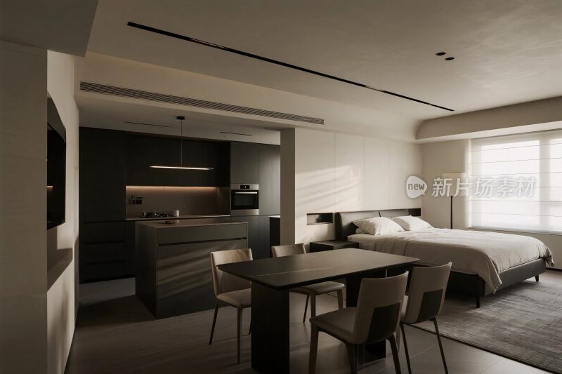 现代简约酒店客房