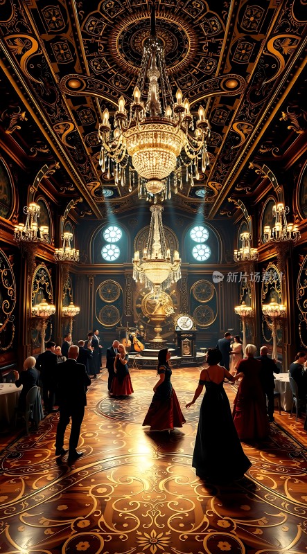 金色大厅里的优雅舞会