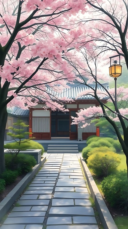 春日古院樱花道