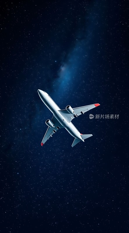 星空下的飞行之旅