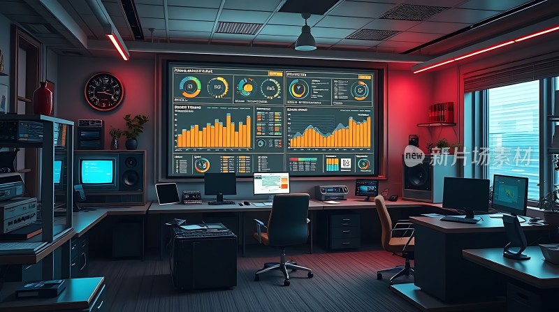 未来科技监控中心