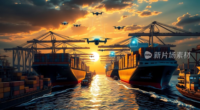 智能港口未来物流新篇章