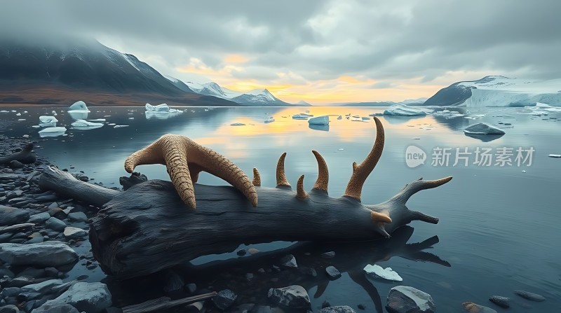 冰原上的鹿角遗梦