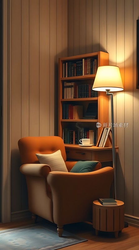 温馨角落阅读时光